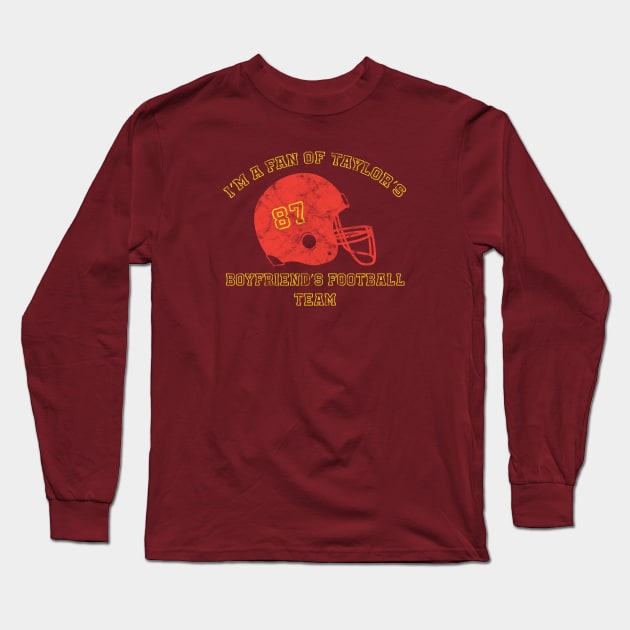 Swift Kelce Football Affair 87 Part Vienuolika (11) Distressed Long Sleeve T-Shirt by YOPD Artist